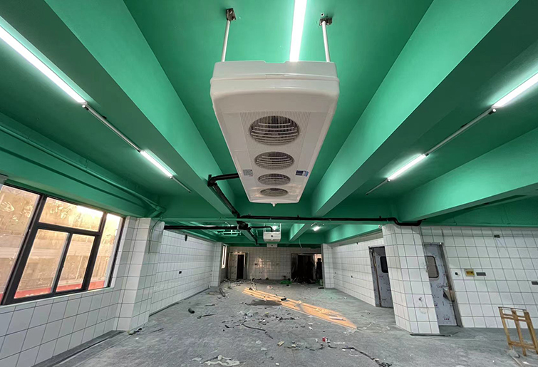 美國西克冷風(fēng)機(jī)車間空調(diào)